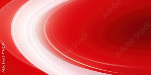 Red background  smooth white lines  radians swirl round circle pattern backdrop with copy space for design photo or text