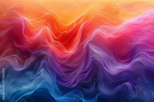 Siren gradient abstract allure in a symphony of mesmeriz