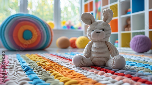 colorful of children room w...