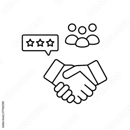 Customer Loyalty vector icon, gifts vector concept icon