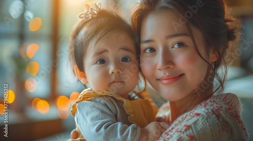 photography of asian mother...