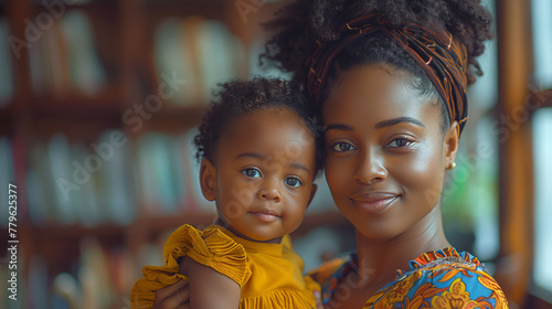 photography of black mother...