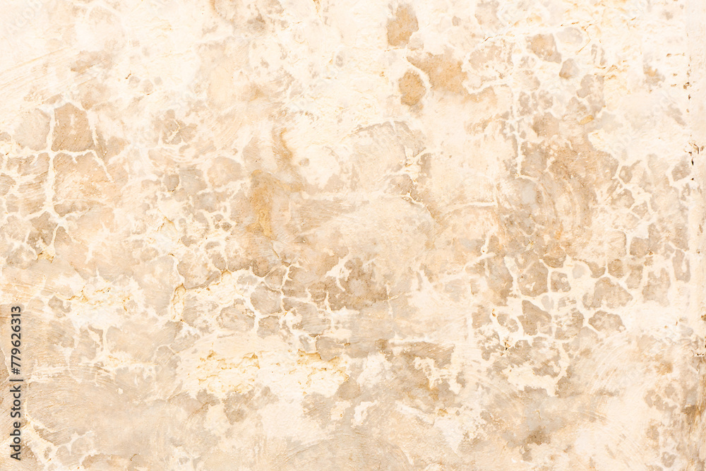 Sandstone mineral texture. Rock background. Geology marble pattern. Noise granite texture. Beige interior ceramic wall decoration. Mineral tile structure. Lines and cracks pattern.