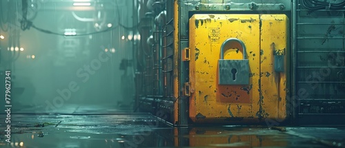 Enter the safe digital haven locked by a 3D-rendered yel 1 photo