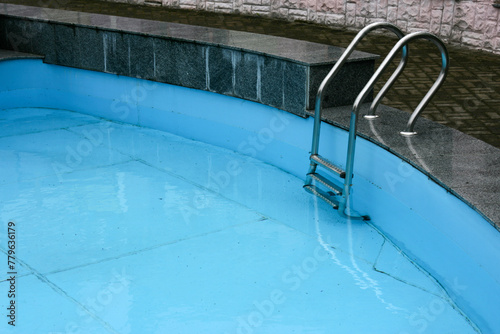 Handrails in a swimming pool
