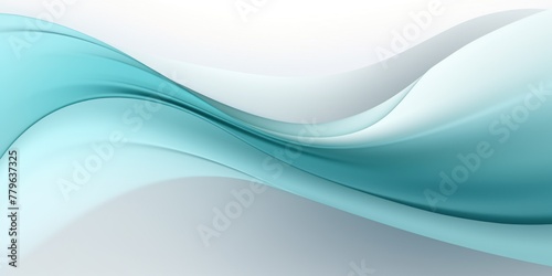 Turquoise gray white gradient abstract curve wave wavy line background for creative project or design backdrop background