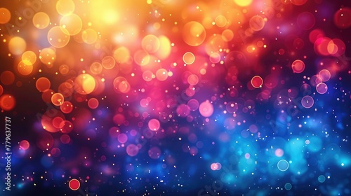 abstract background with bokeh light and golden sparkling abstract background 