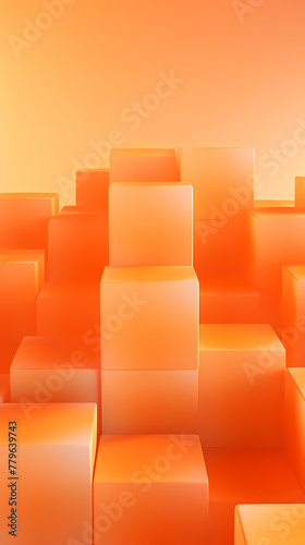 Abstract background of cubes, clean modern business slideshow pattern