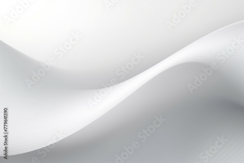 White gray white gradient abstract curve wave wavy line background for creative project or design backdrop background © Michael