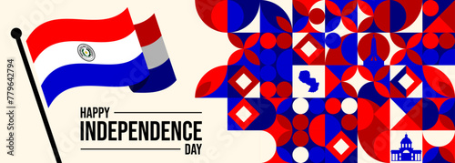 Paraguay Independence Day Banners Design

