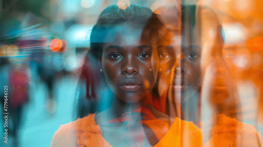 Racism Awareness: A powerful collage portraying girls of diverse colors ...