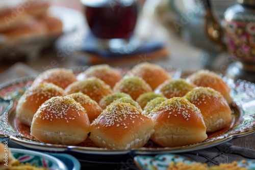 Qatayef traditional sweets for Ramadan