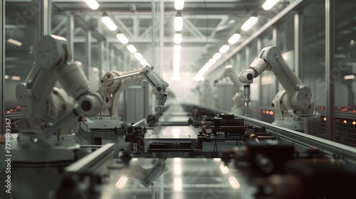 Autonomous industrial manufacturing factory