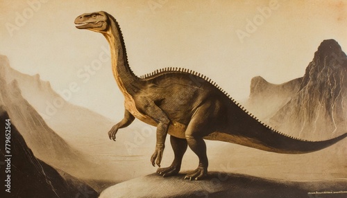 Vintage dinosaure photo