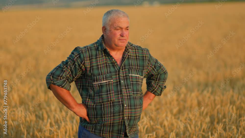 Golden Years, Golden Fields An old farmer's happiness captured in a wheat field. Golden Years, Golden Fields An old farmer's happiness captured in a wheat field.