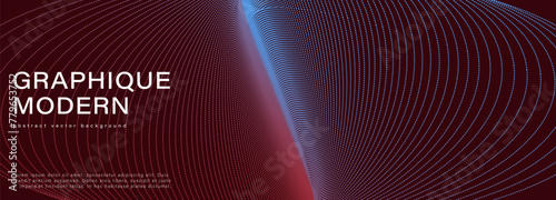 Dark abstract burgundy vector design, background, poster, wallpaper. Movement, acceleration, waves, volumes photo