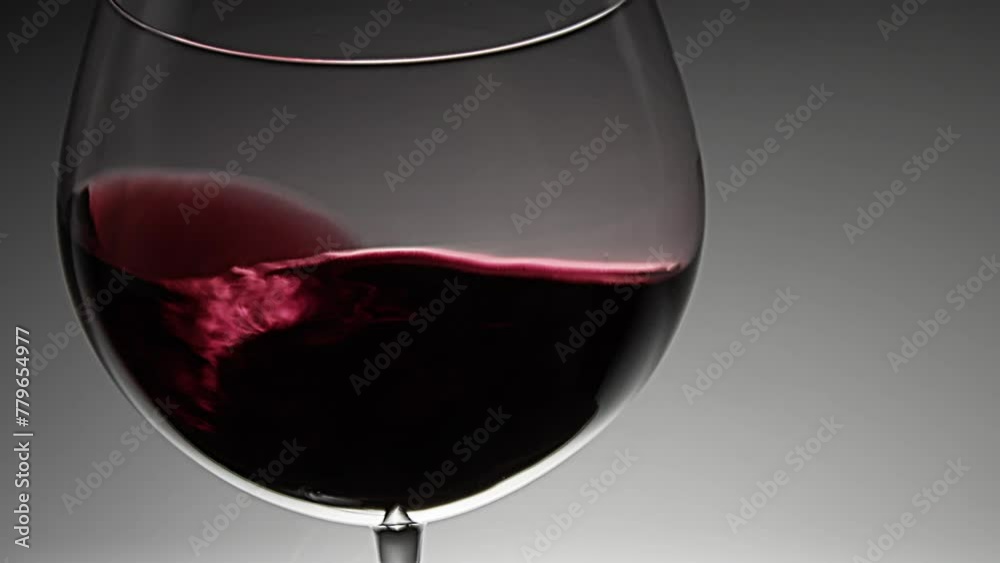赤ワインの美：グラスに満ちる深紅の誘惑