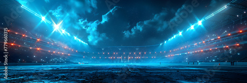Sports Stadium Lights 3D Render Background,
Soccer game green sport goal light football world stadium arena #779660315