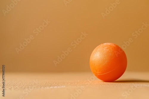 toy for dog orange plastic ball photograph taken separately photo