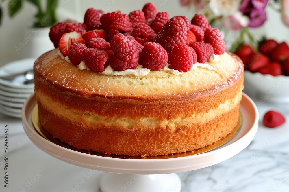 Traditional sponge cake Traditional sponge cake