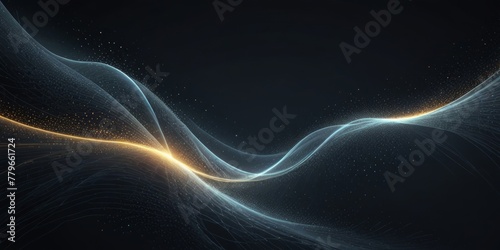 Abstract particulars waves background