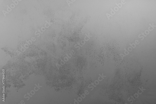 Black color-ink dye melt on white background,Abstract smoke pattern,Colored liquid dye,Splash paint