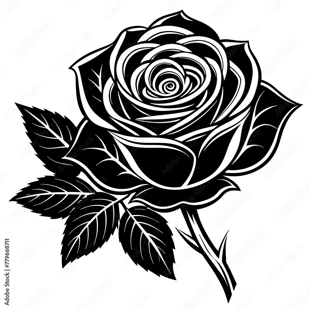 Flower vector illustration.
Flower vector illustration.