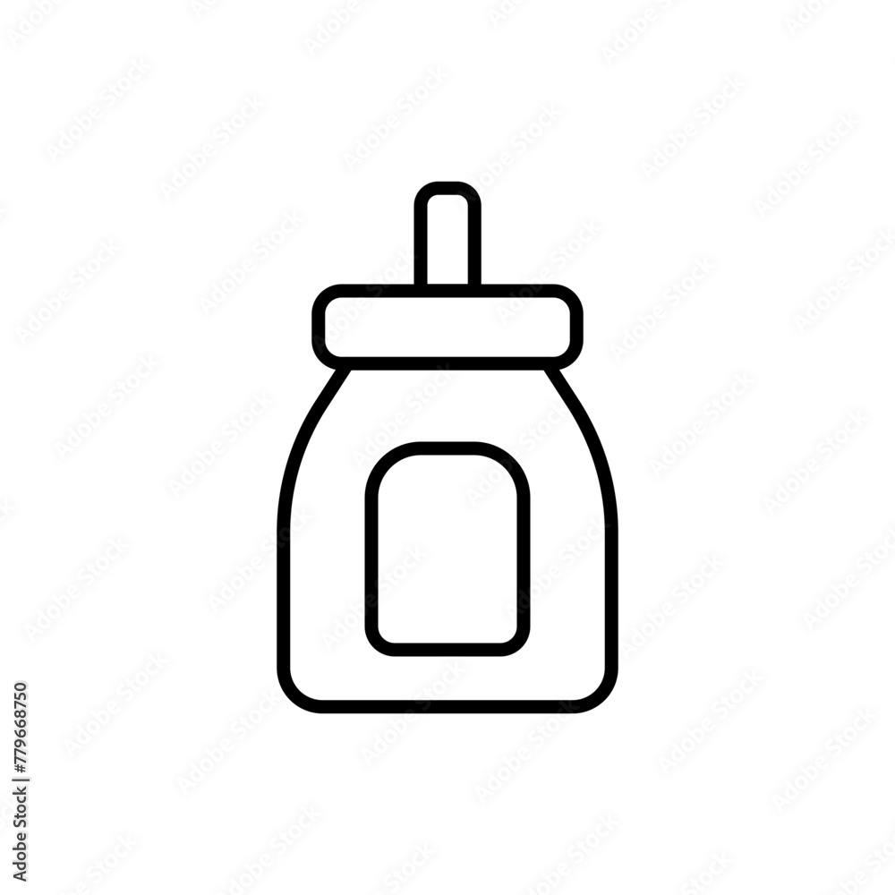Sauce bottle outline icons, minimalist vector illustration ,simple transparent graphic element .Isolated on white background Sauce bottle outline icons, minimalist vector illustration ,simple transparent graphic element .Isolated on white background