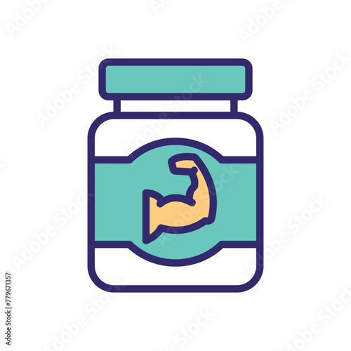 Whey Protein vector icon