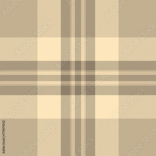 Textile background check of vector fabric tartan with a texture seamless plaid pattern.