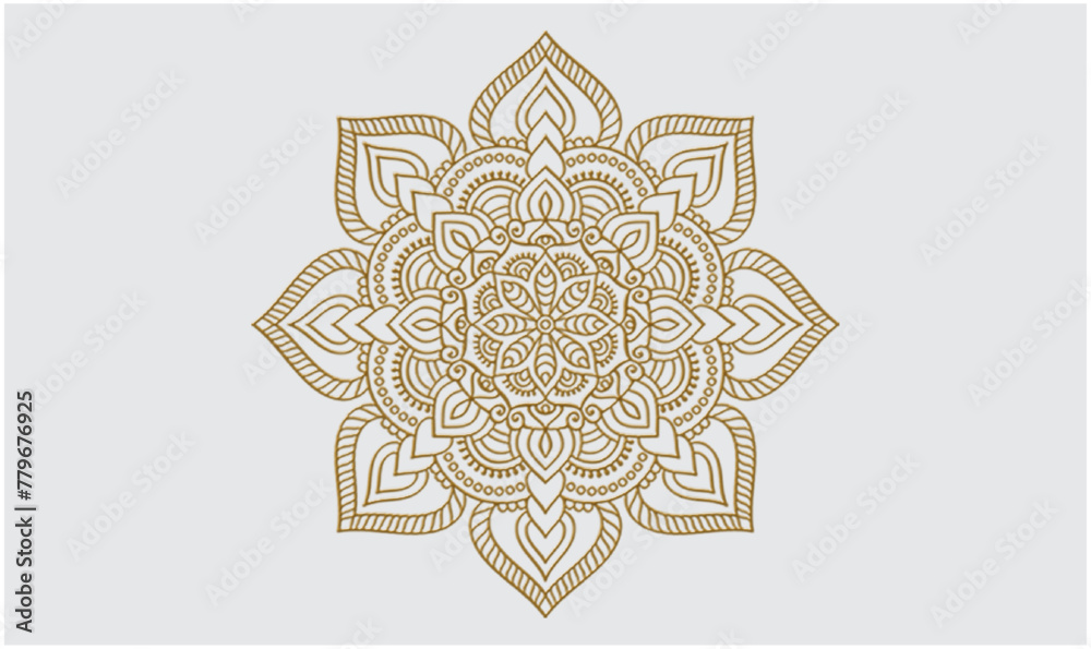 Mandala Islamic art Design