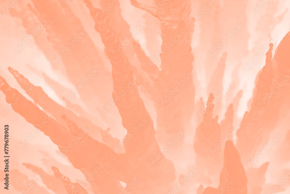 Fototapeta premium Light Burnt Orange Abstract Creative Background Design