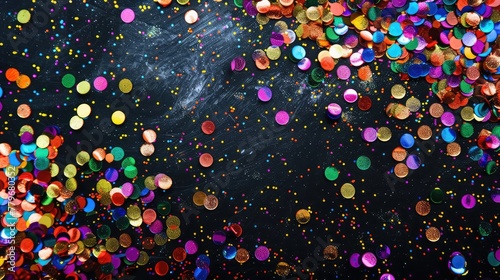 abstract background with colorful sparkling on dark background  © Sundas
