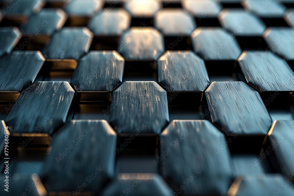 Where form meets function: A detailed view of brushed metal, highlighting its rich textures and conveying a sense of industrial robustness ideal for a background