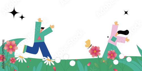 With its vivid colors and vibrant scenes, it perfectly displays the vitality of spring and the joy of travel.