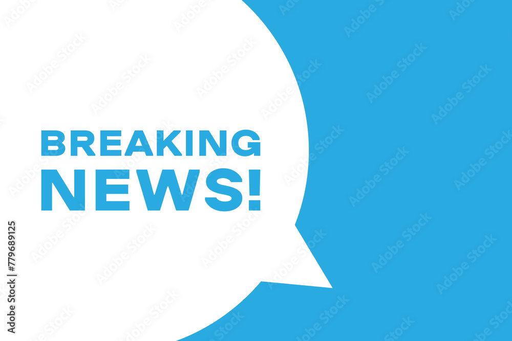 Breaking news speech bubble banner. Banner for business, marketing and advertising. Vector illustration. Breaking news speech bubble banner. Banner for business, marketing and advertising. Vector illustration.