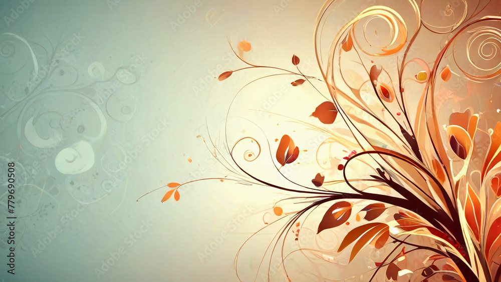 abstract floral background