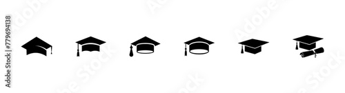 Graduation icon set.eps photo
