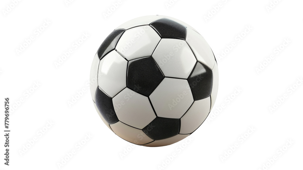 Sleek Design for Soccer Ball vector on transparent background.