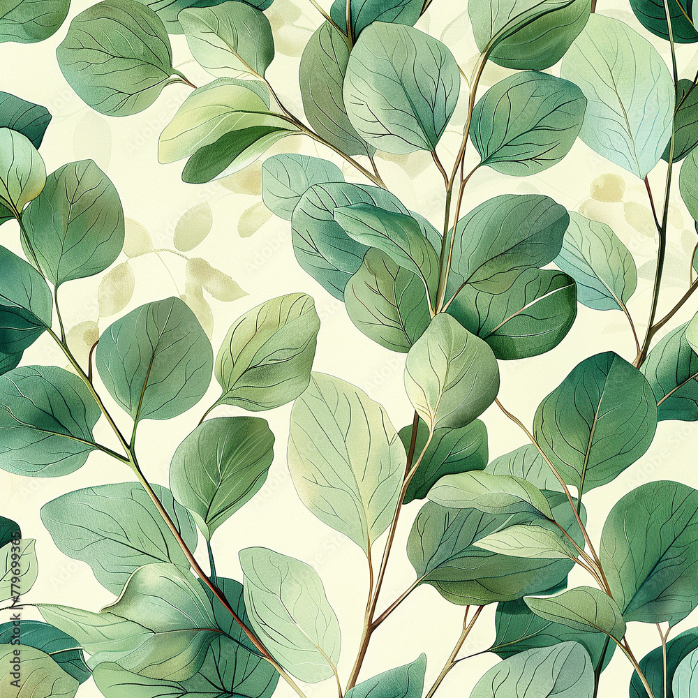 seamless pattern with leaves seamless pattern with leaves