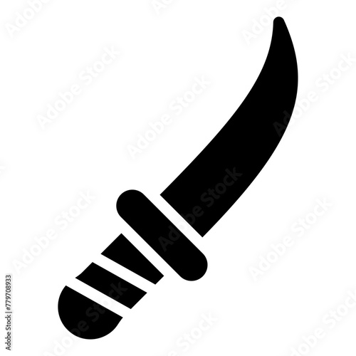 Knifes glyph icon
