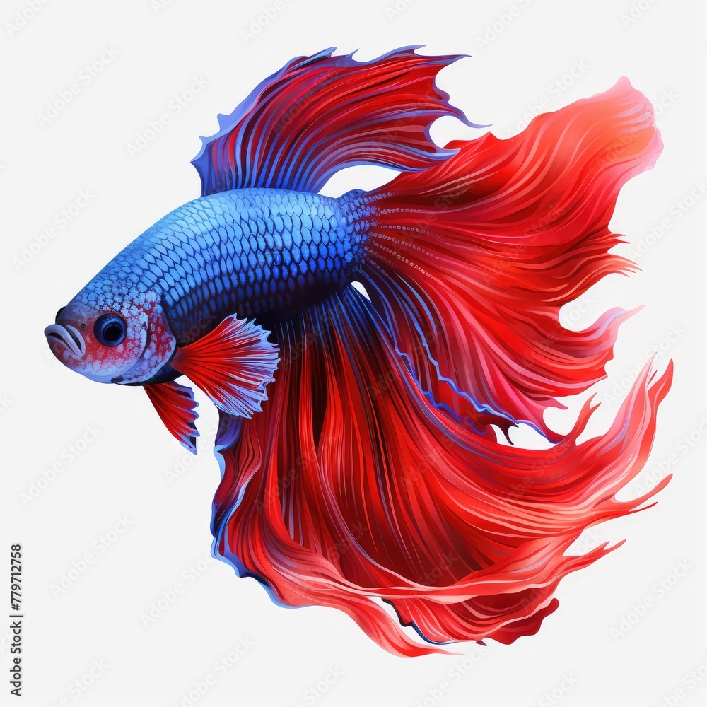 siamese fighting fish isolated on white siamese fighting fish isolated on white