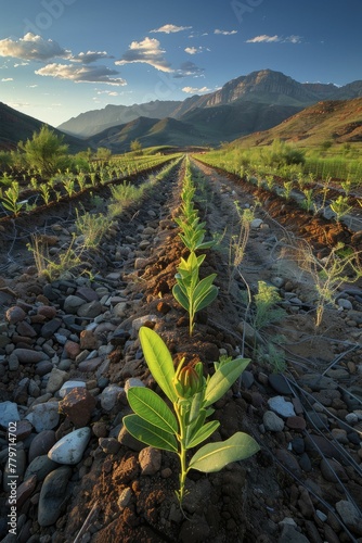 Efforts to combat desertification include implementing control projects, establishing green barriers, and promoting reforestation.