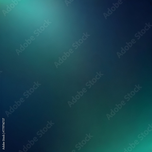 Beautiful deep blue and green glow gradient background
