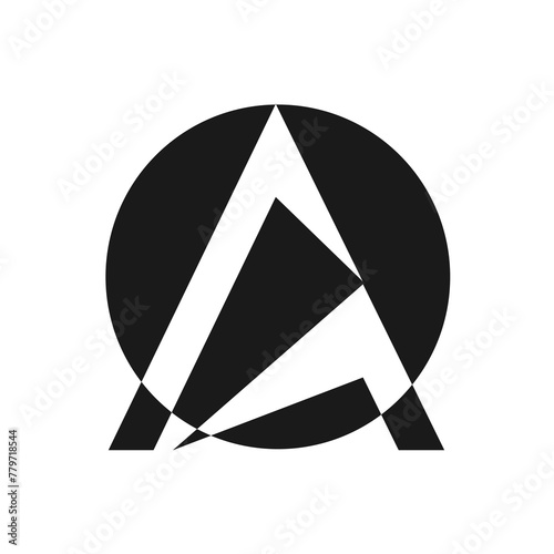 monogram logo A 13