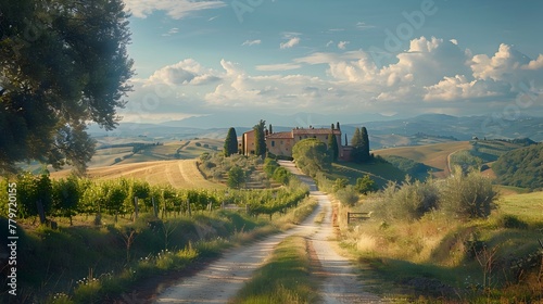 A Captivating Journey Through Tuscany s Heartlands Showcasing the Majestic Scenery and Essence of Tuscan Life photo