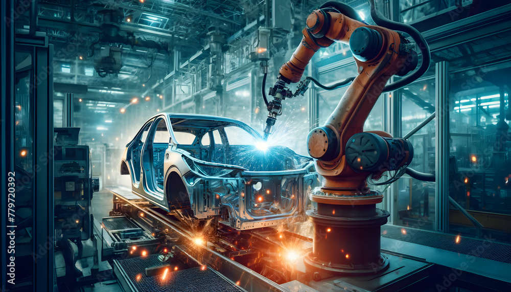 Robotic Welding in Automotive Manufacturing Line
Robotic Welding in Automotive Manufacturing Line