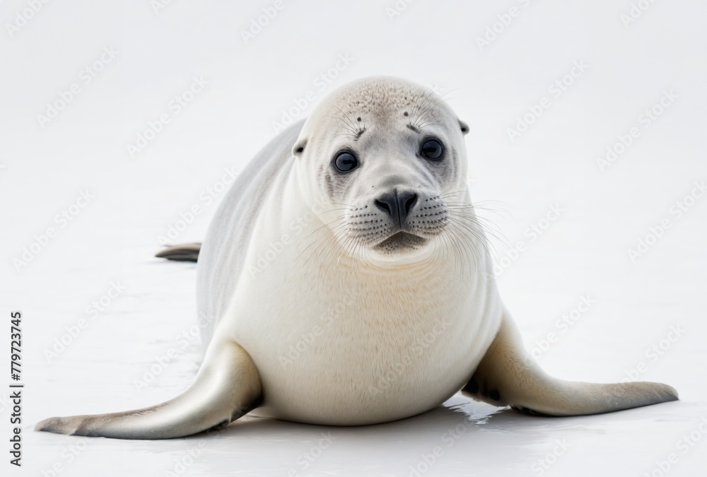 Naklejka premium Seal isolated on a white background 