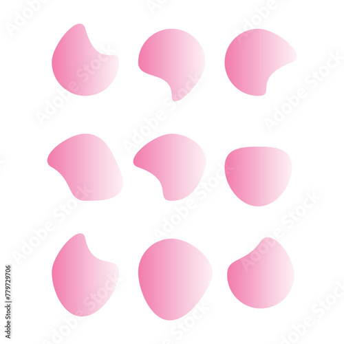 blobs shape set. Organic blob shapes , colouring blob shape eps 10