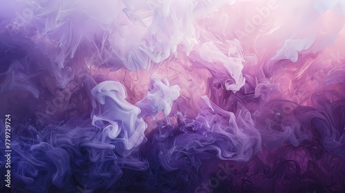 Lavender mist weaving through a captivating canvas of deep aubergine and pastel pink.
